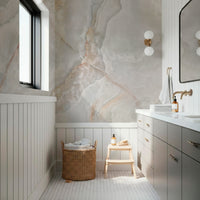 Papel Mural White Marmol