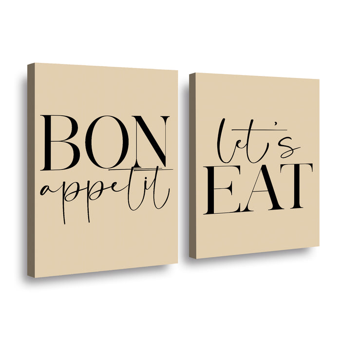 Canvas duo Bon Appetit