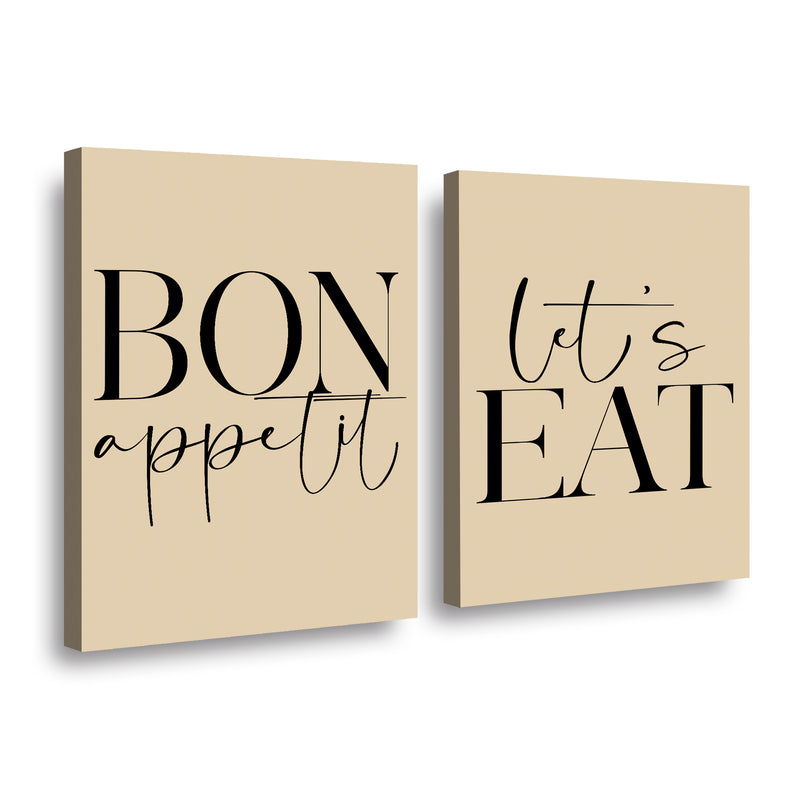 Canvas duo Bon Appetit