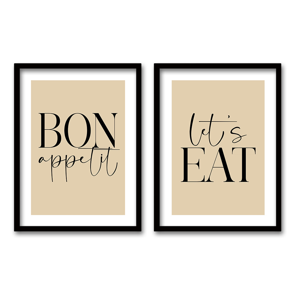 Cuadro Duo Bon Appetit