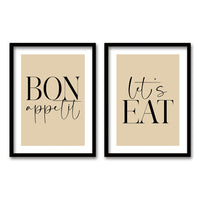 Cuadro Duo Bon Appetit