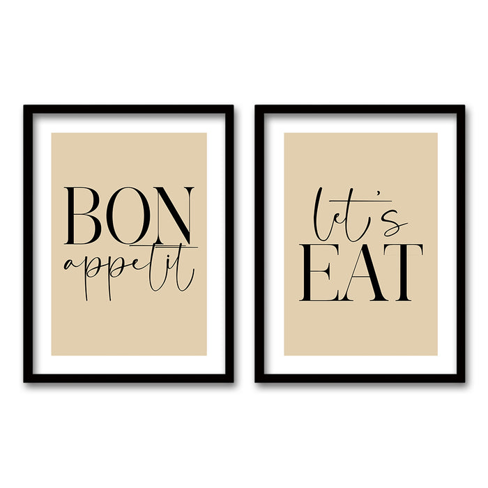 Cuadro Duo Bon Appetit