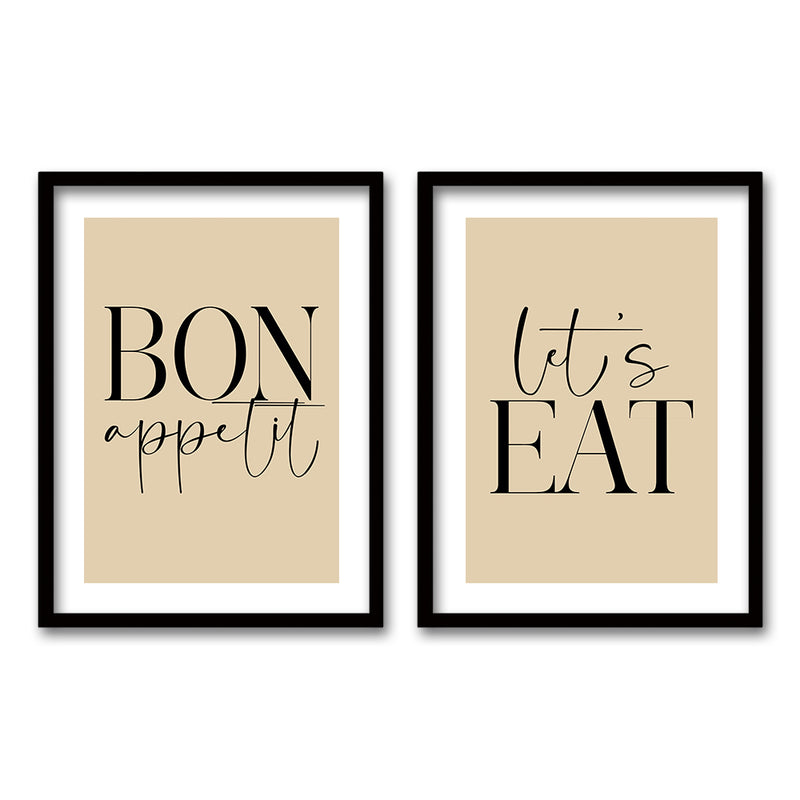 Cuadro Duo Bon Appetit