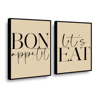 Canvas duo Bon Appetit