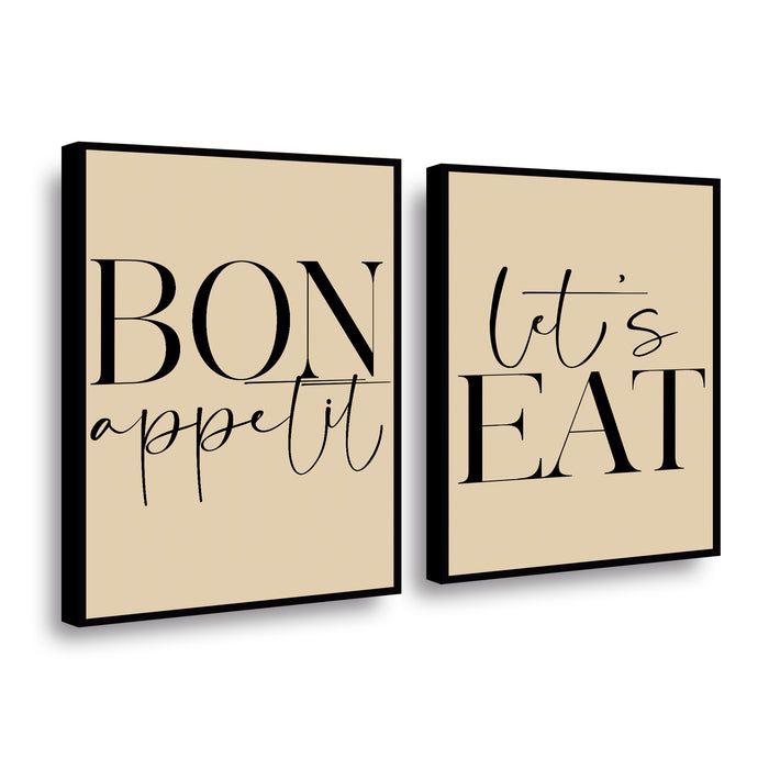 Canvas duo Bon Appetit