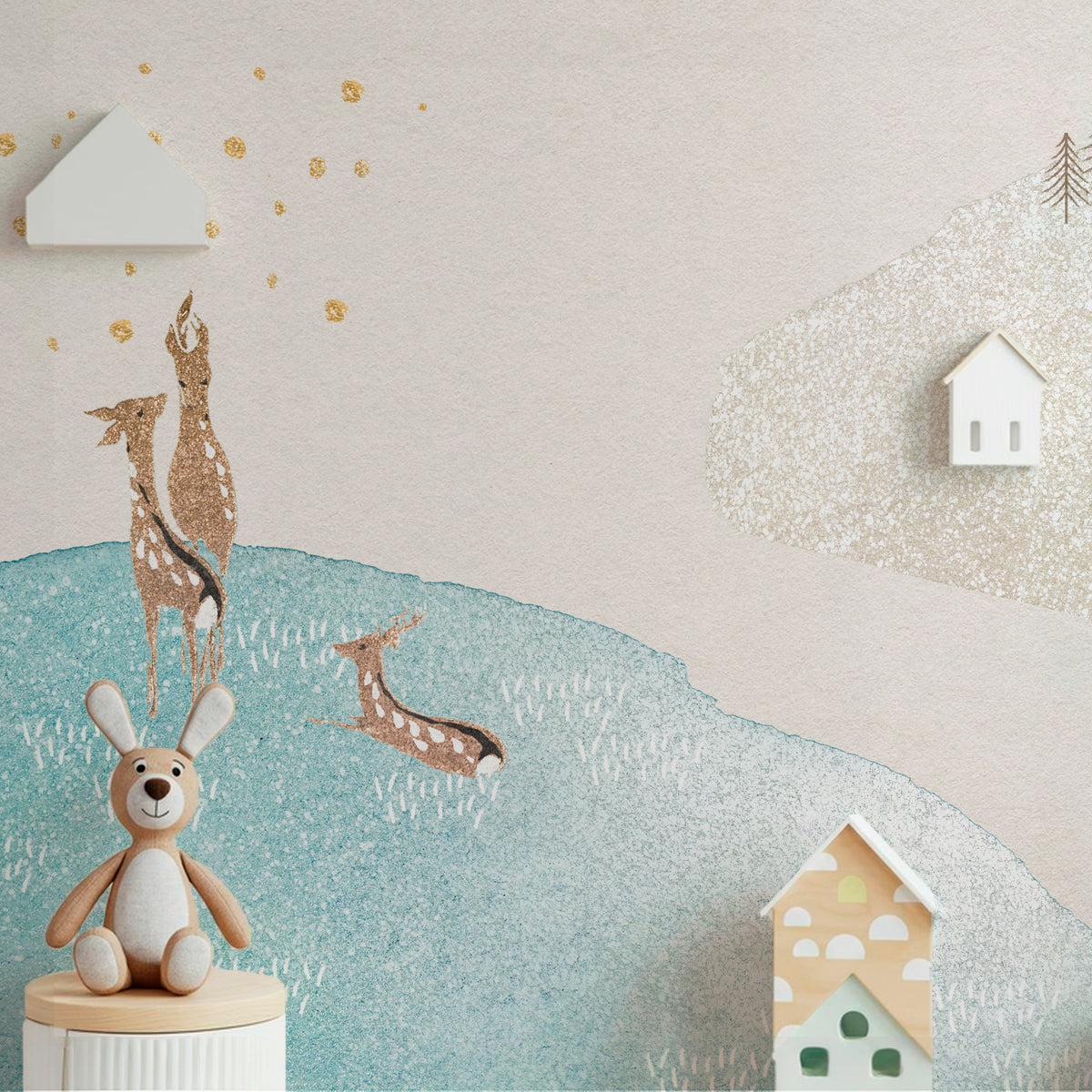Papel Mural Bosque infantil