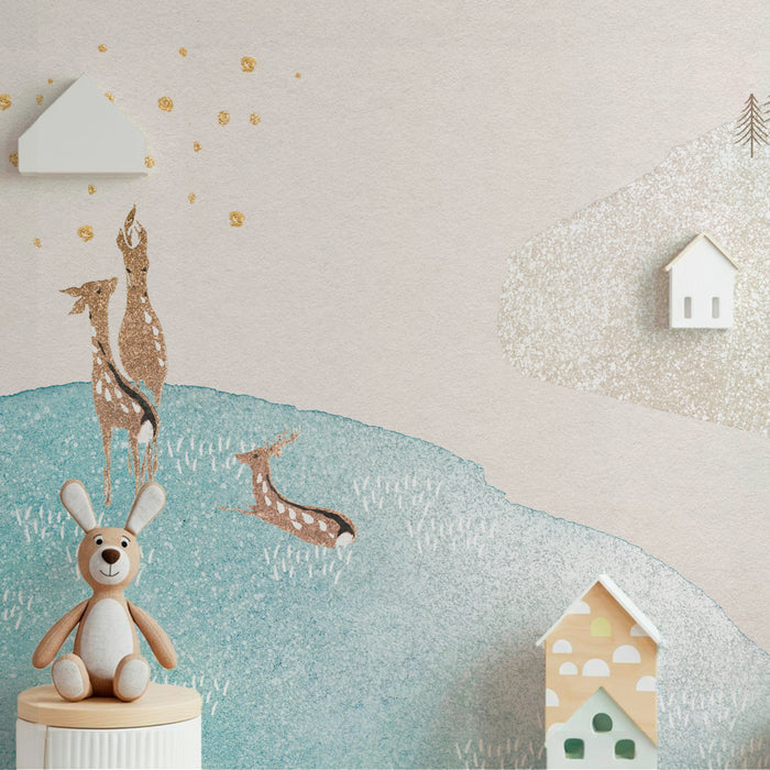 Papel Mural Bosque infantil