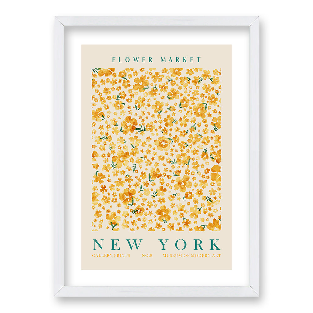 Cuadro Flower Market New York