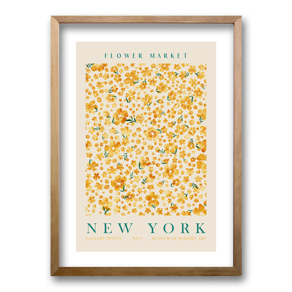 Cuadro Flower Market New York