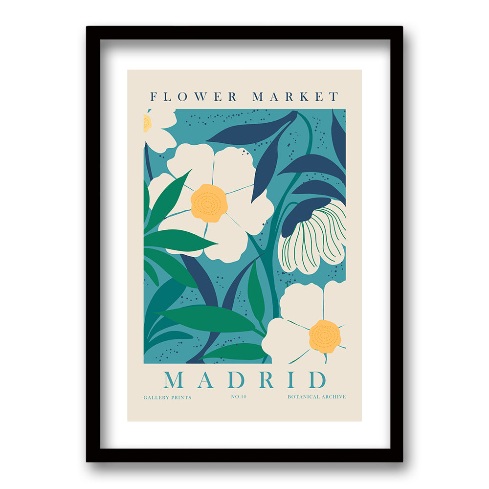 Cuadro Flower Market Madrid