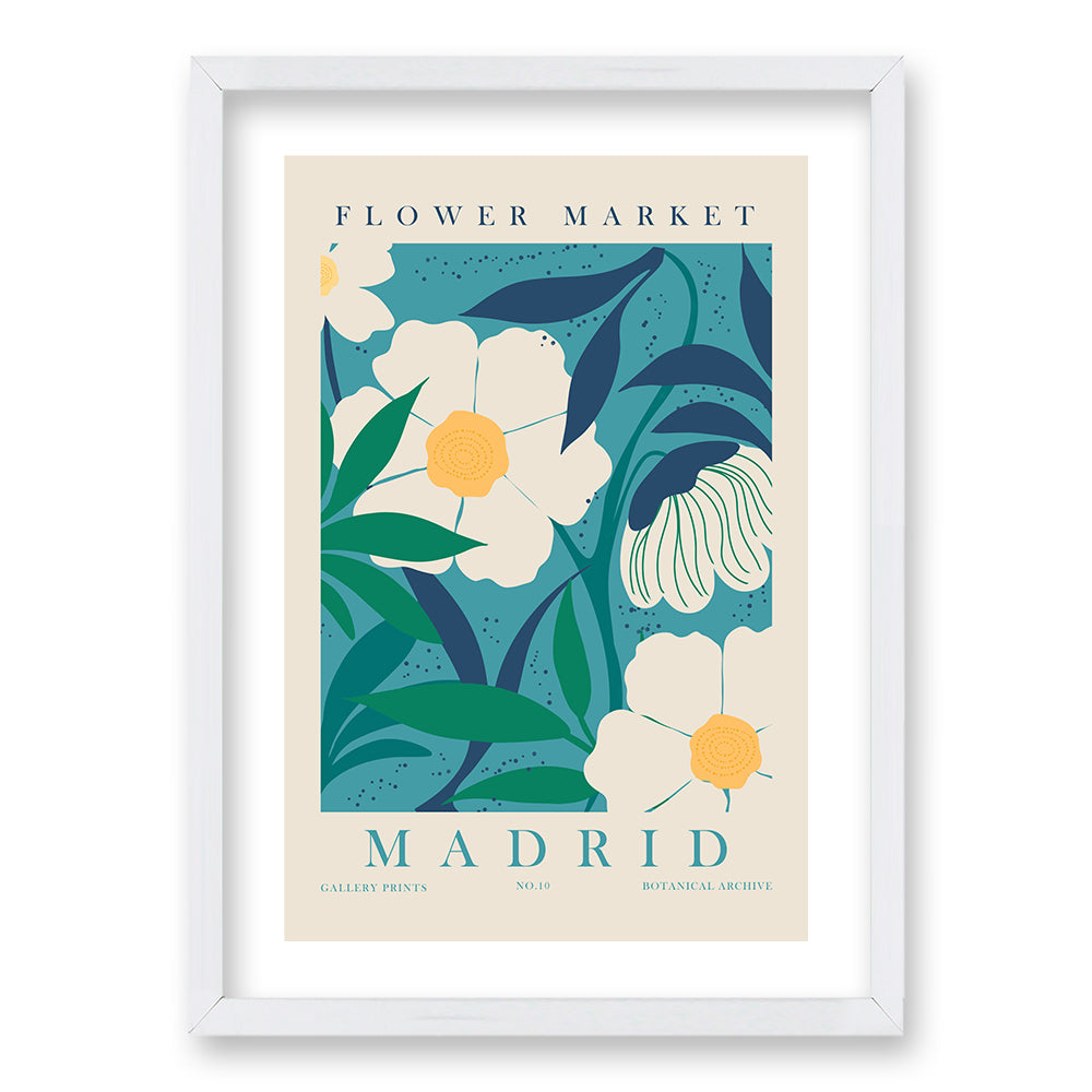 Cuadro Flower Market Madrid