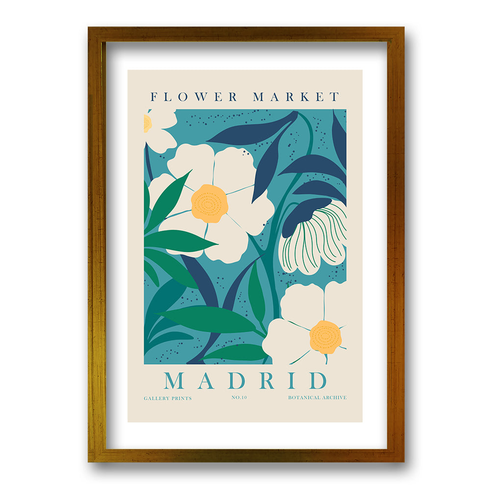 Cuadro Flower Market Madrid