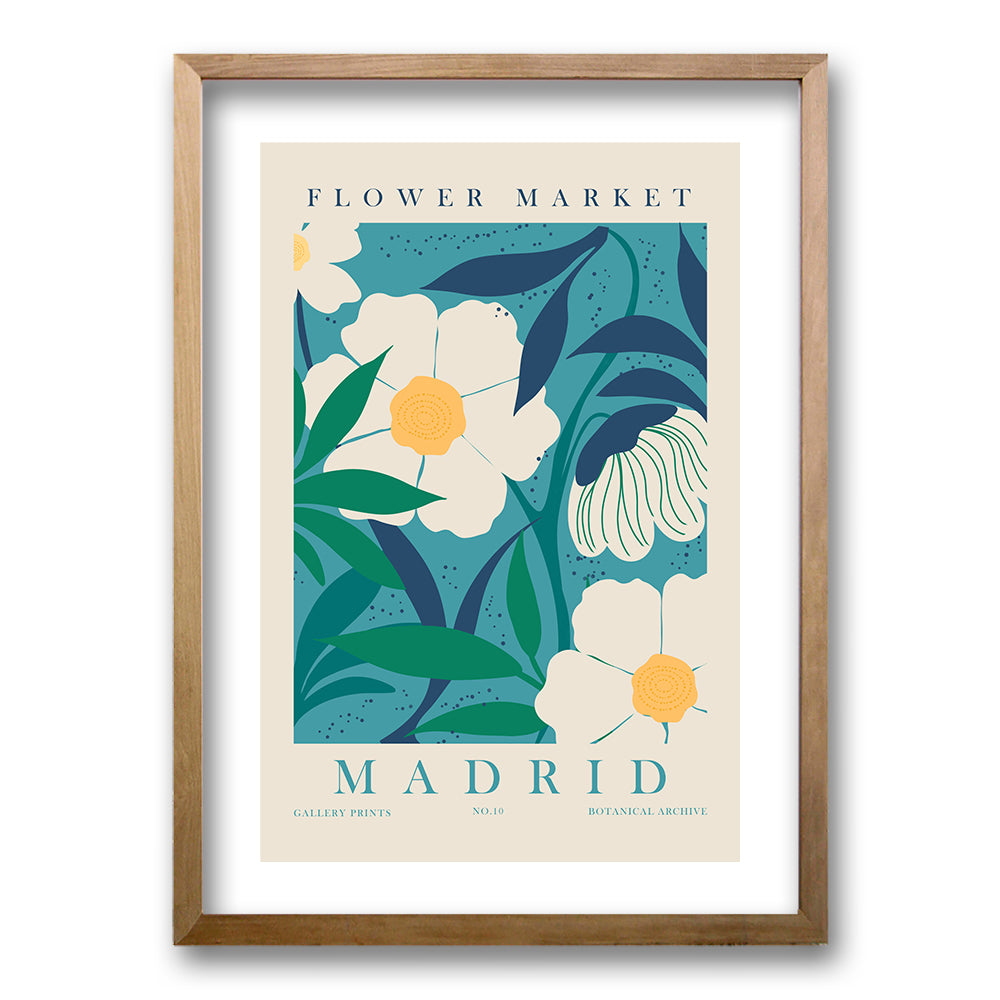 Cuadro Flower Market Madrid