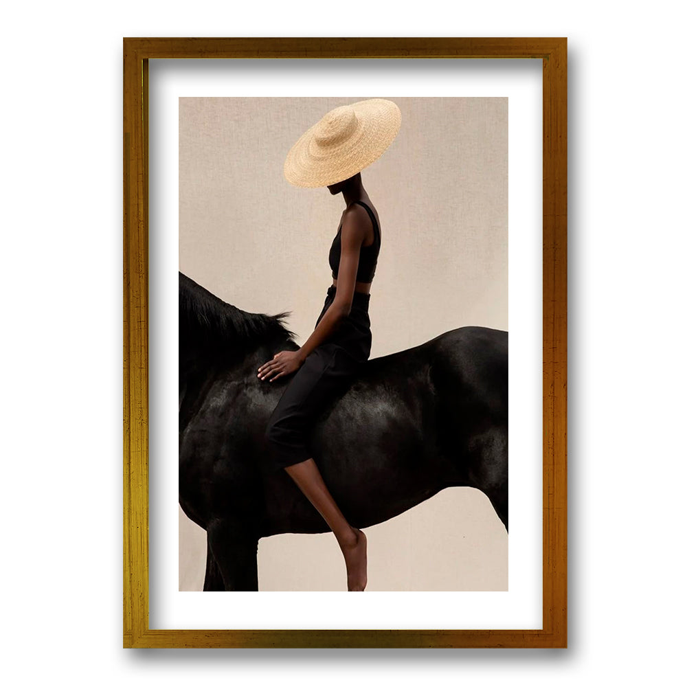 Cuadro Caballo Negro