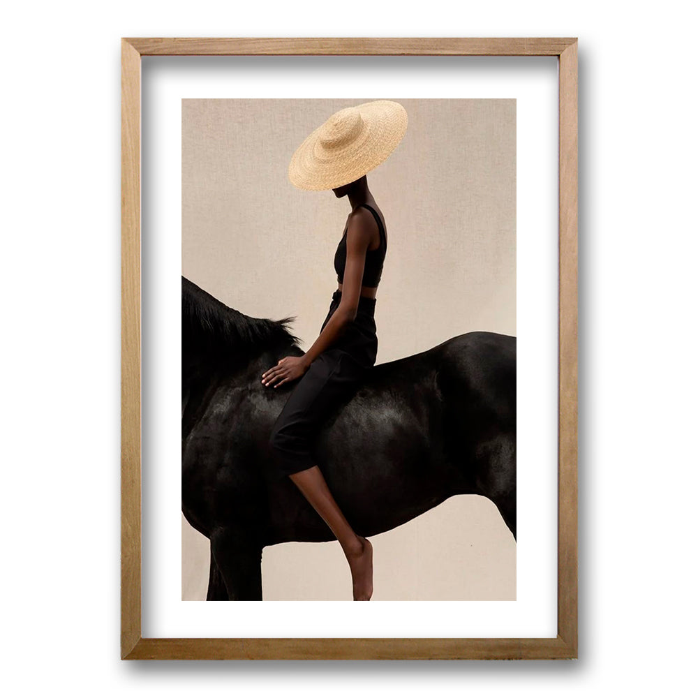 Cuadro Caballo Negro