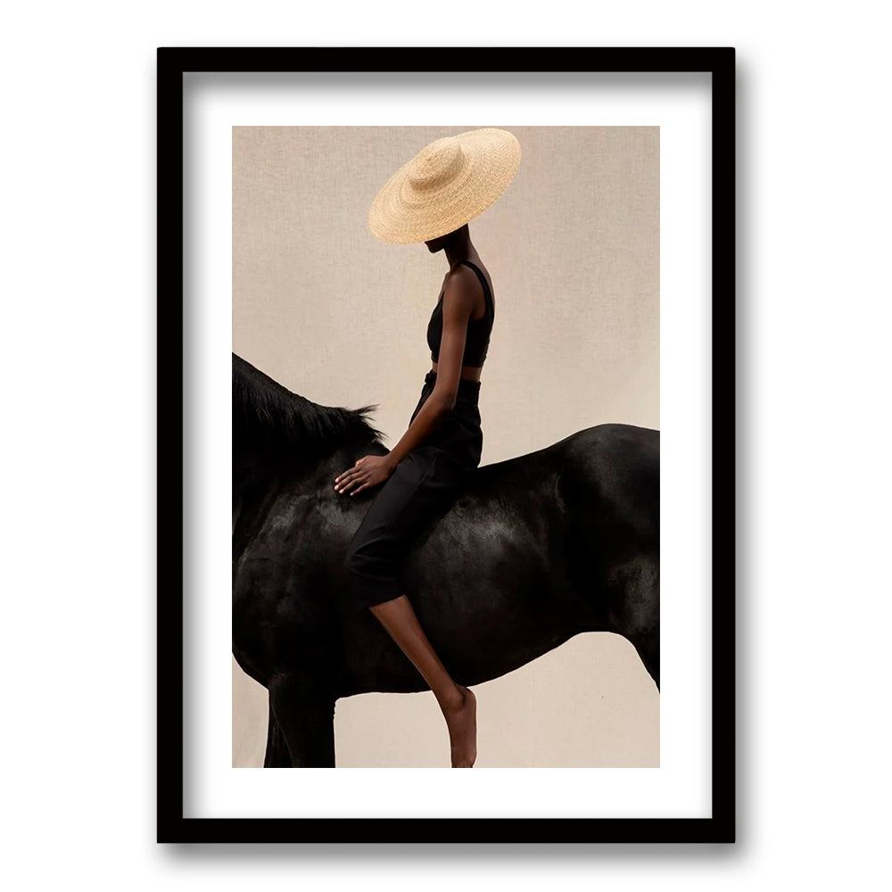 Cuadro Caballo Negro