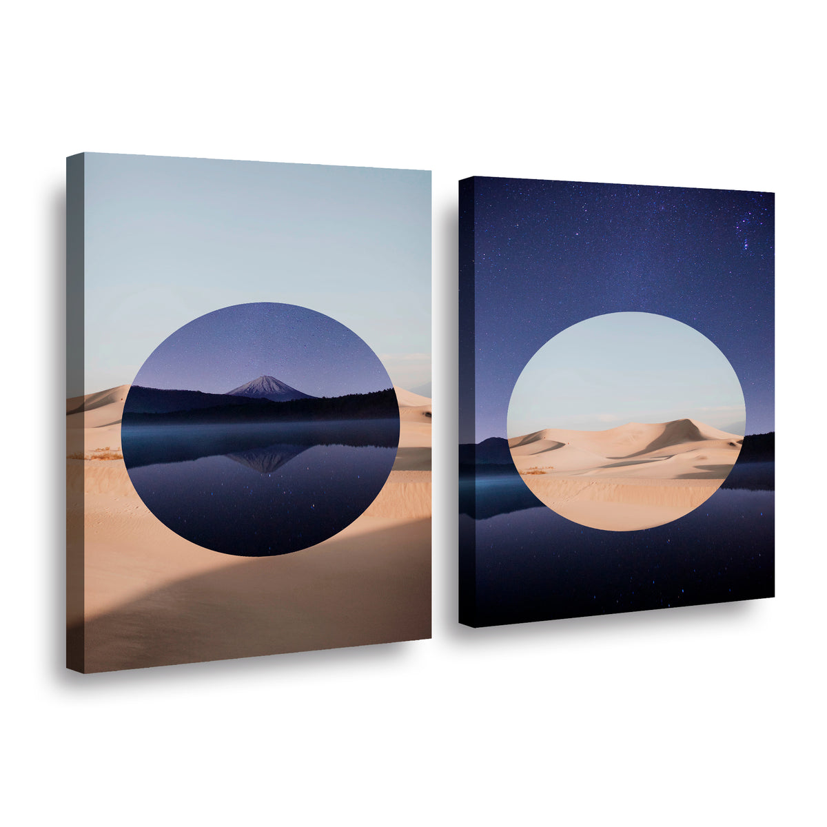 Canvas duo Day and Night