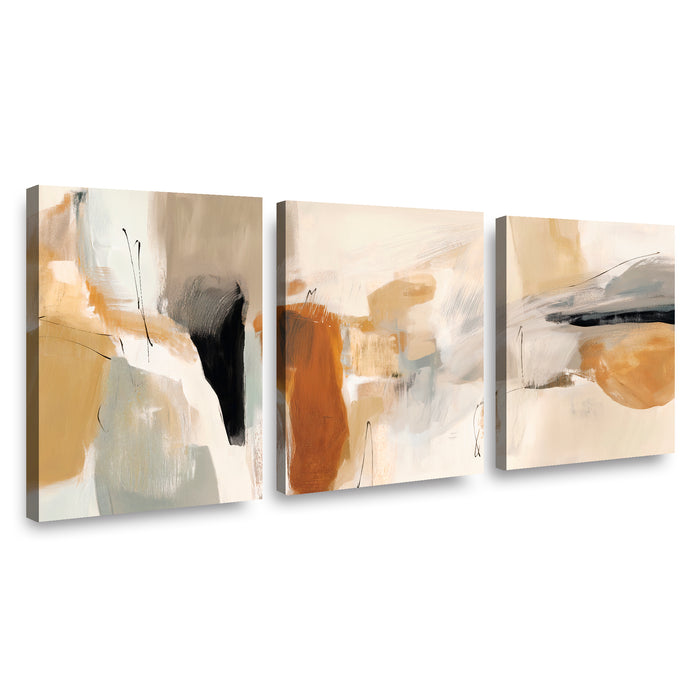 Canvas Trio Brush Strokes