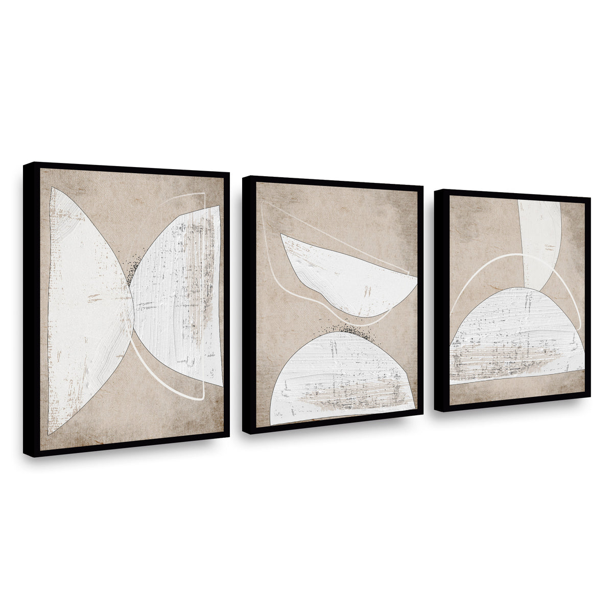 Canvas Trio Formas Abstractas