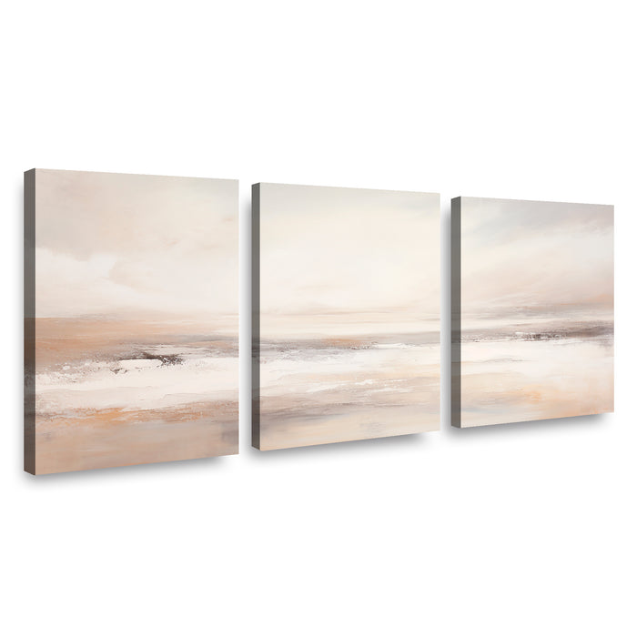 Canvas Trio White Sky