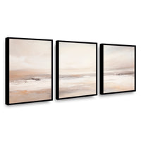 Canvas Trio White Sky