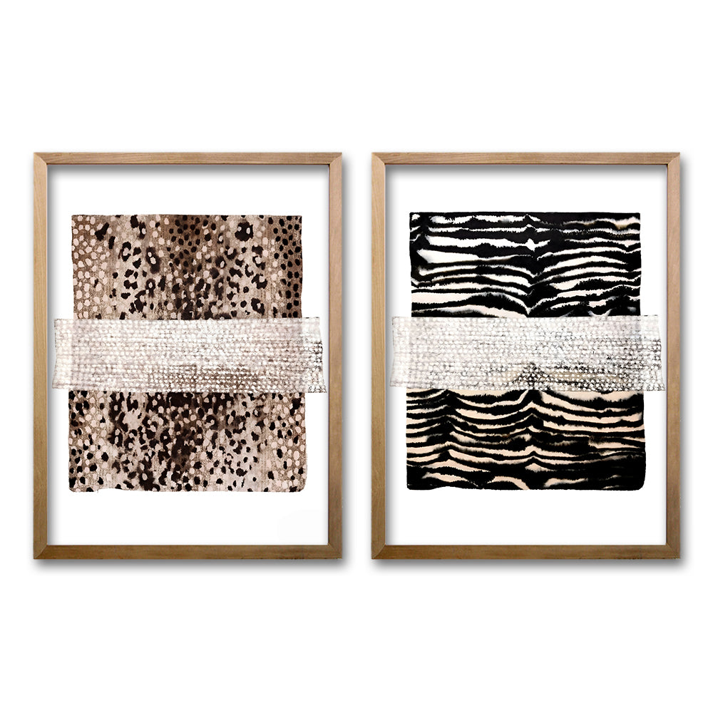 Cuadro Duo Animal Print
