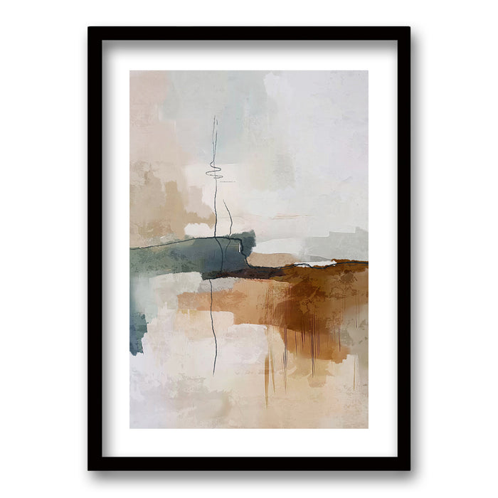 Cuadro Pinceladas Escurridas II