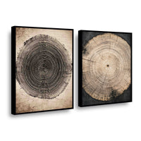 Canvas duo Marca de árbol