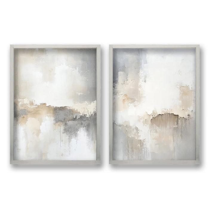 Cuadro Duo Nubes de lluvia