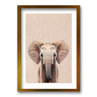 Cuadro Elefante y Leon