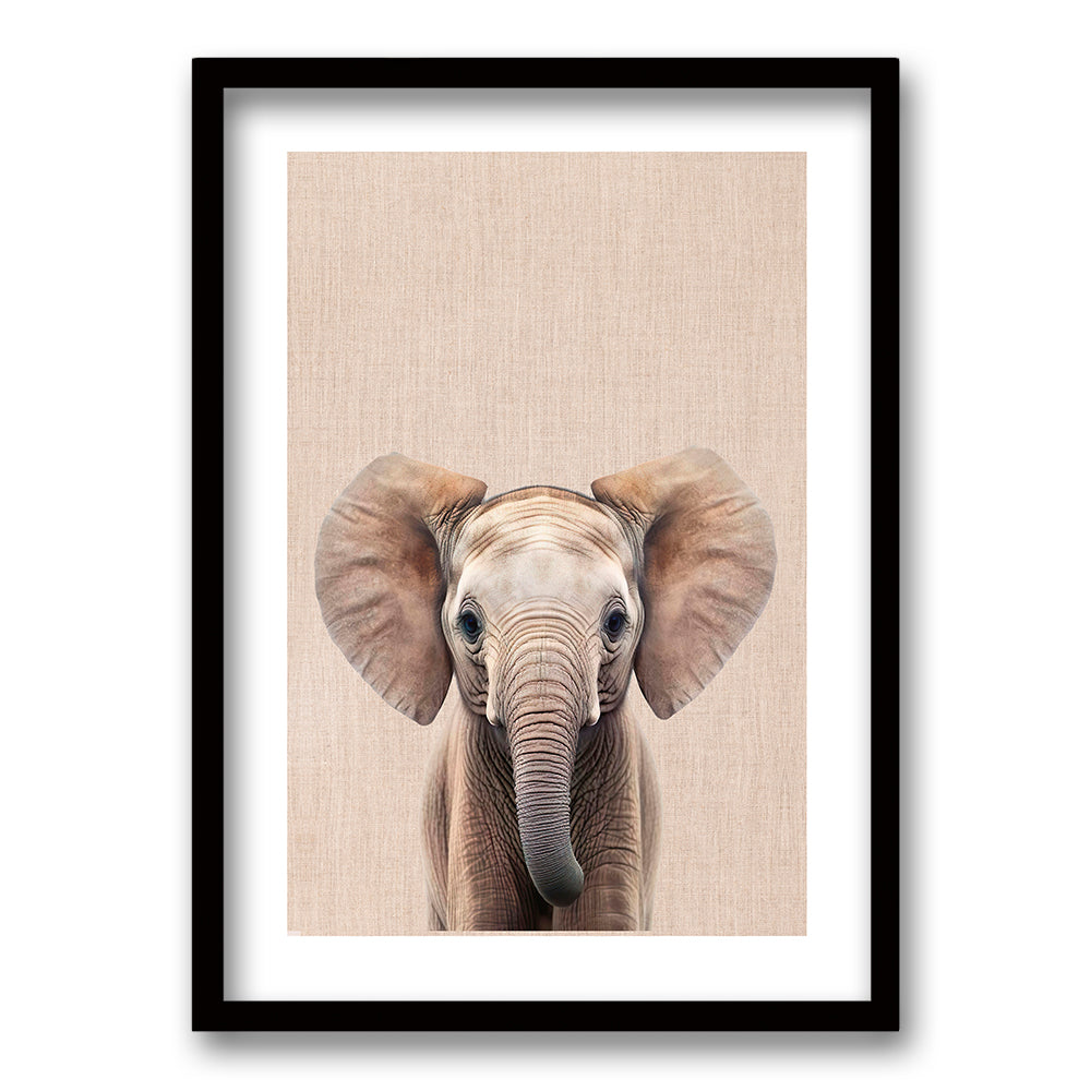 Cuadro Elefante y Leon