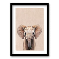 Cuadro Elefante y Leon