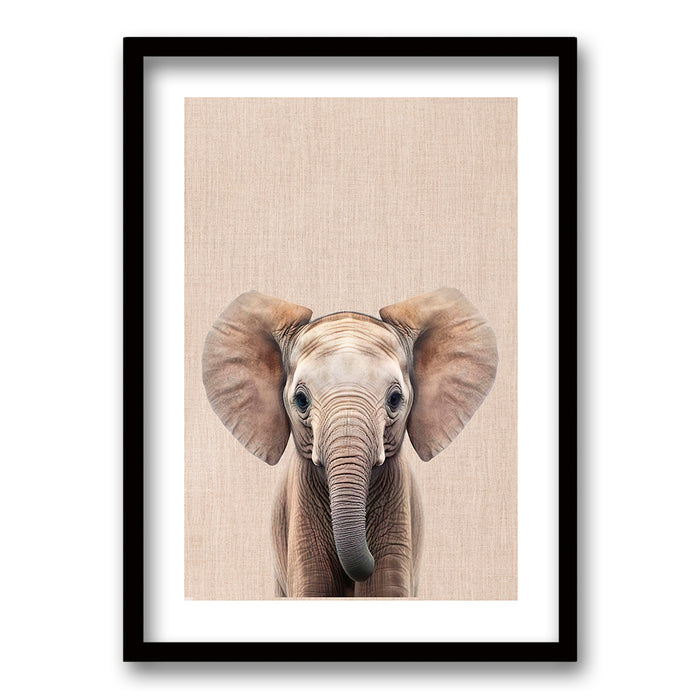 Cuadro Elefante y Leon