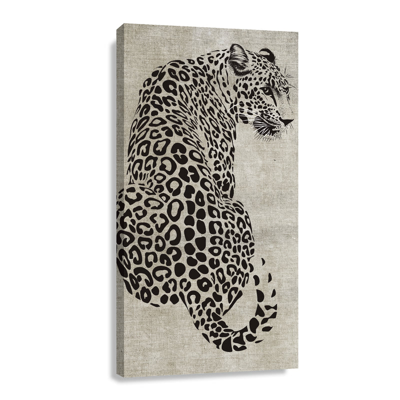 Canvas Elegancia Leopardina