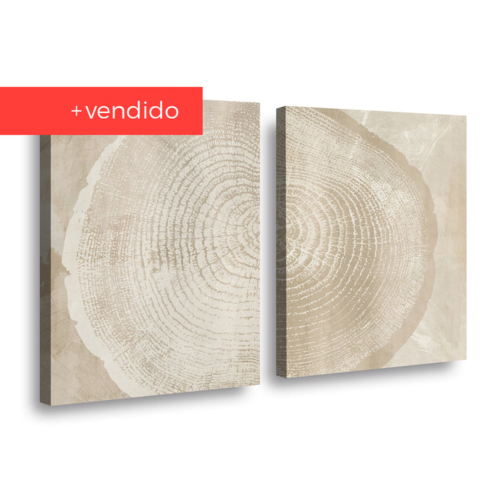 Canvas duo Silueta de Arbol