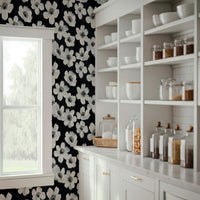Papel Mural White Flower