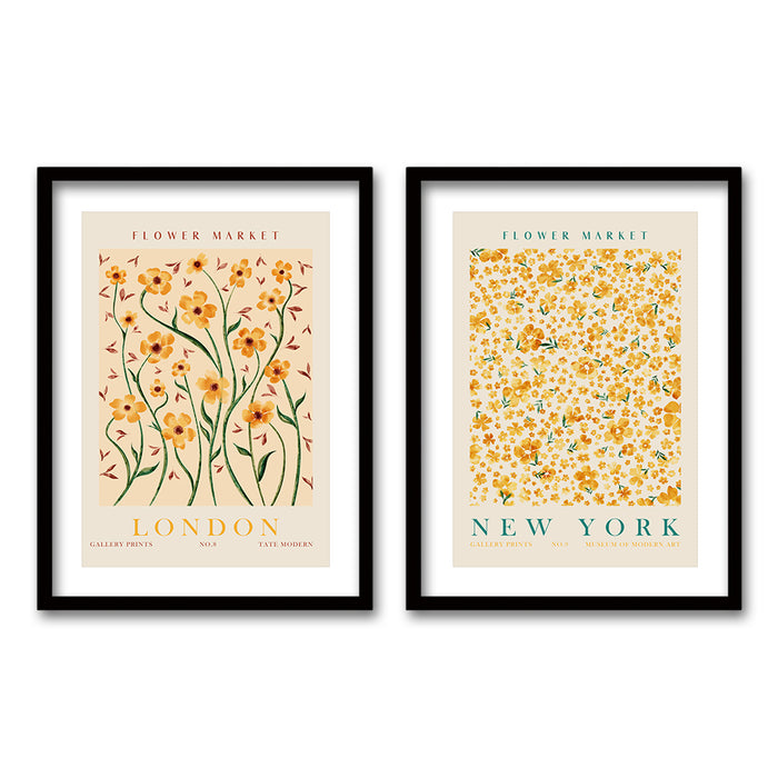 Cuadro Duo Flower Market