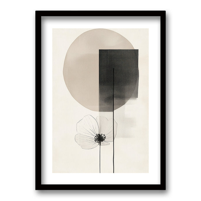 Cuadro Flor Geométrica