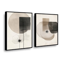 Canvas duo Flor Geométrica