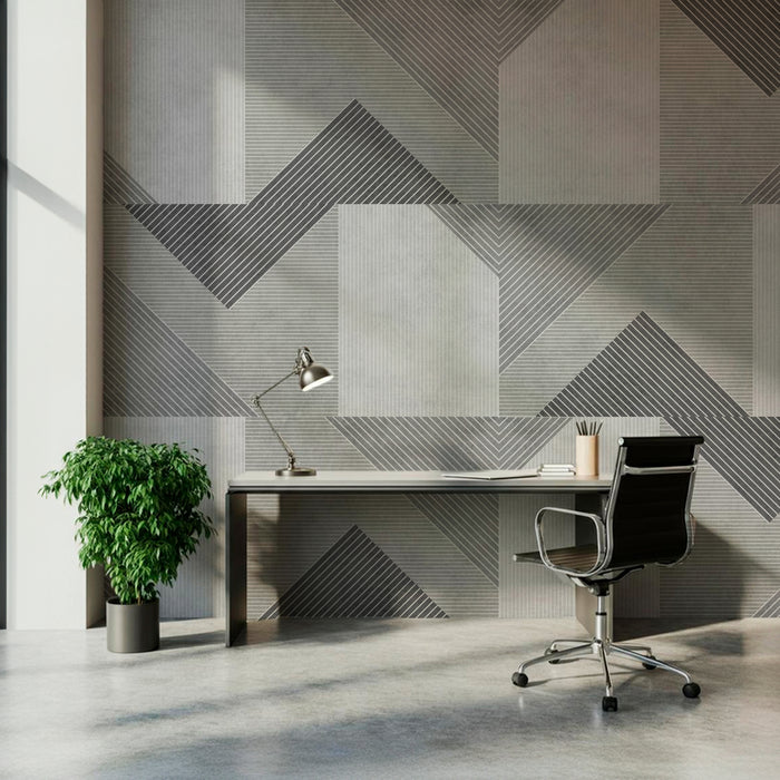 Papel Mural Geometría Lineal II