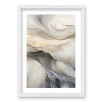 Cuadro Marmol Gris y Dorado II