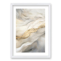 Cuadro Marmol Gris y Dorado III