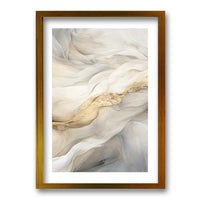 Cuadro Marmol Gris y Dorado III