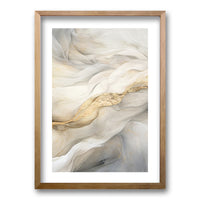 Cuadro Marmol Gris y Dorado III