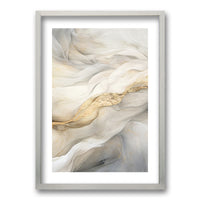 Cuadro Marmol Gris y Dorado III