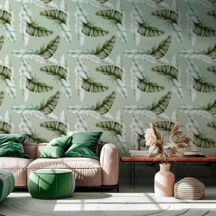 Papel Mural Hojas Armonía