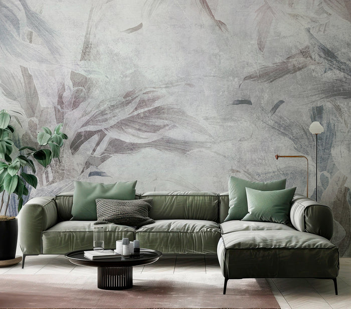 Papel Mural Flor Pastel