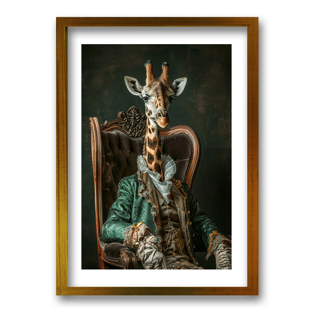 Cuadro Jirafa Elegante