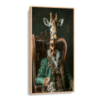 Canvas Jirafa Elegante