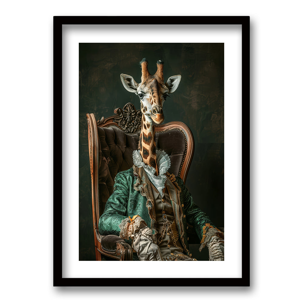 Cuadro Jirafa Elegante